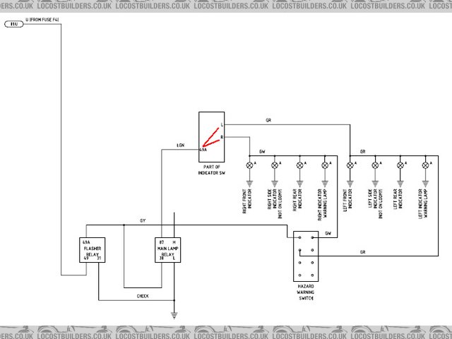 hazard switch wiring